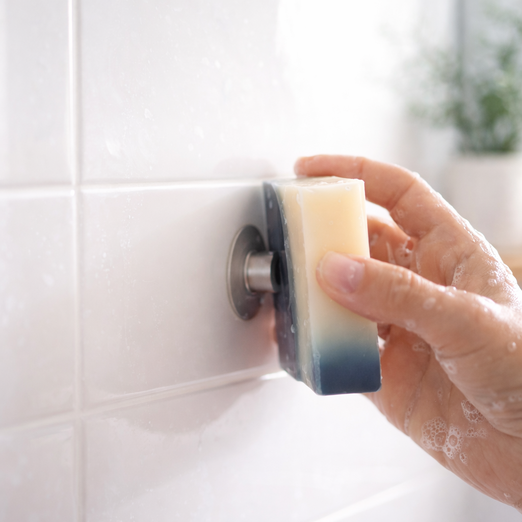 Porte savon aimanté