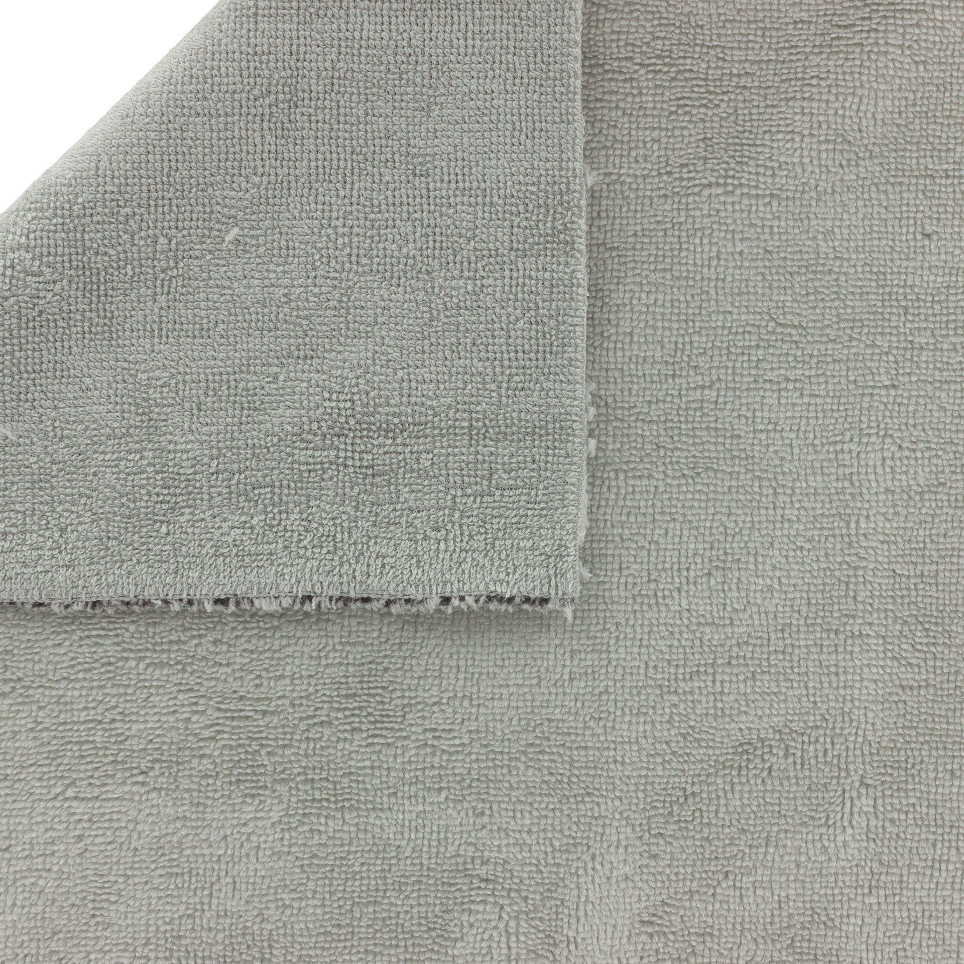 Tissu éponge microfibre bambou gris perle – Image 2