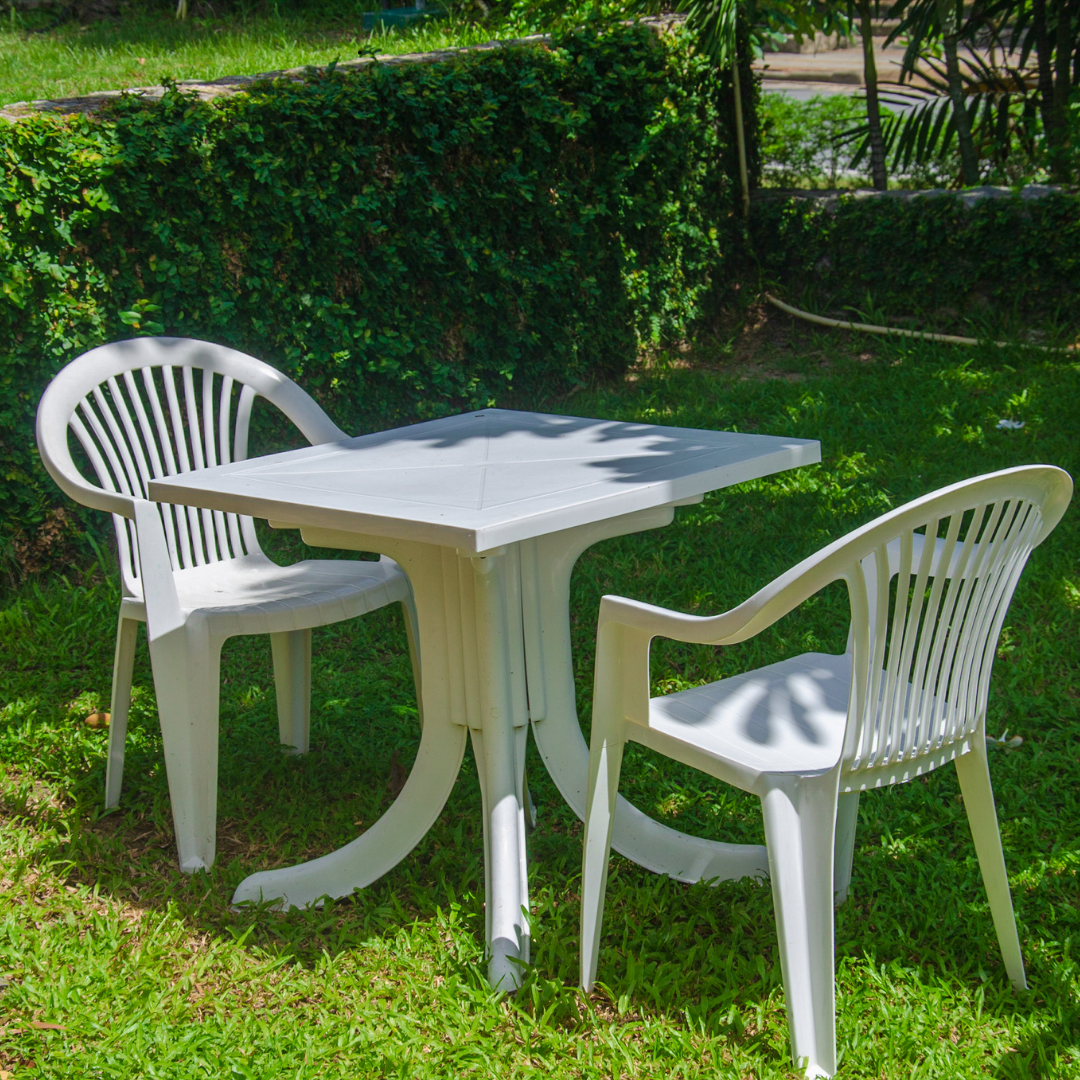 Salon de jardin blanc Salon de jardin blanc